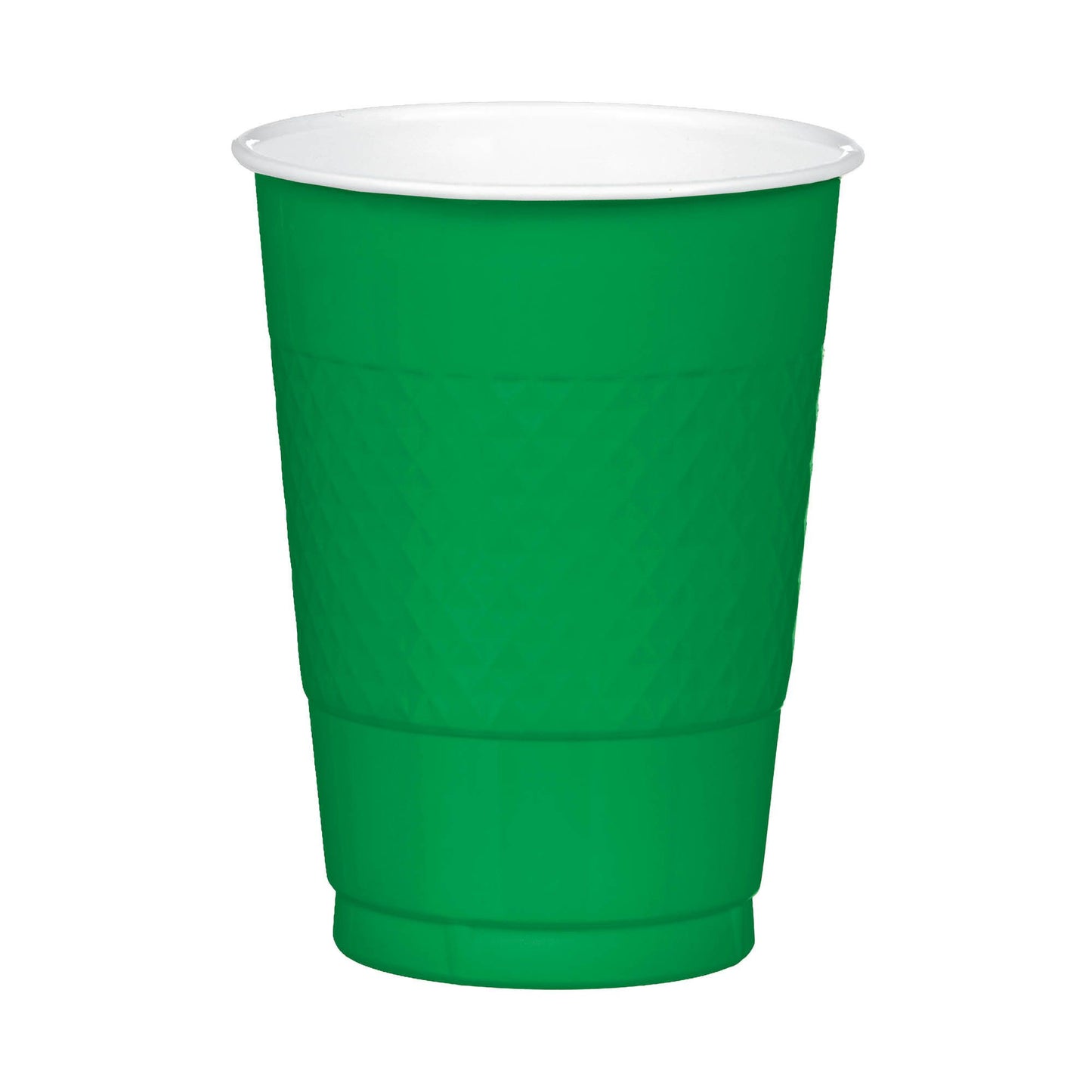 16 Oz Plastic Cups - Festive Green