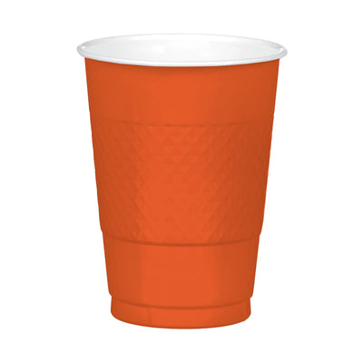 16 Oz Plastic Cups - Orange Peel