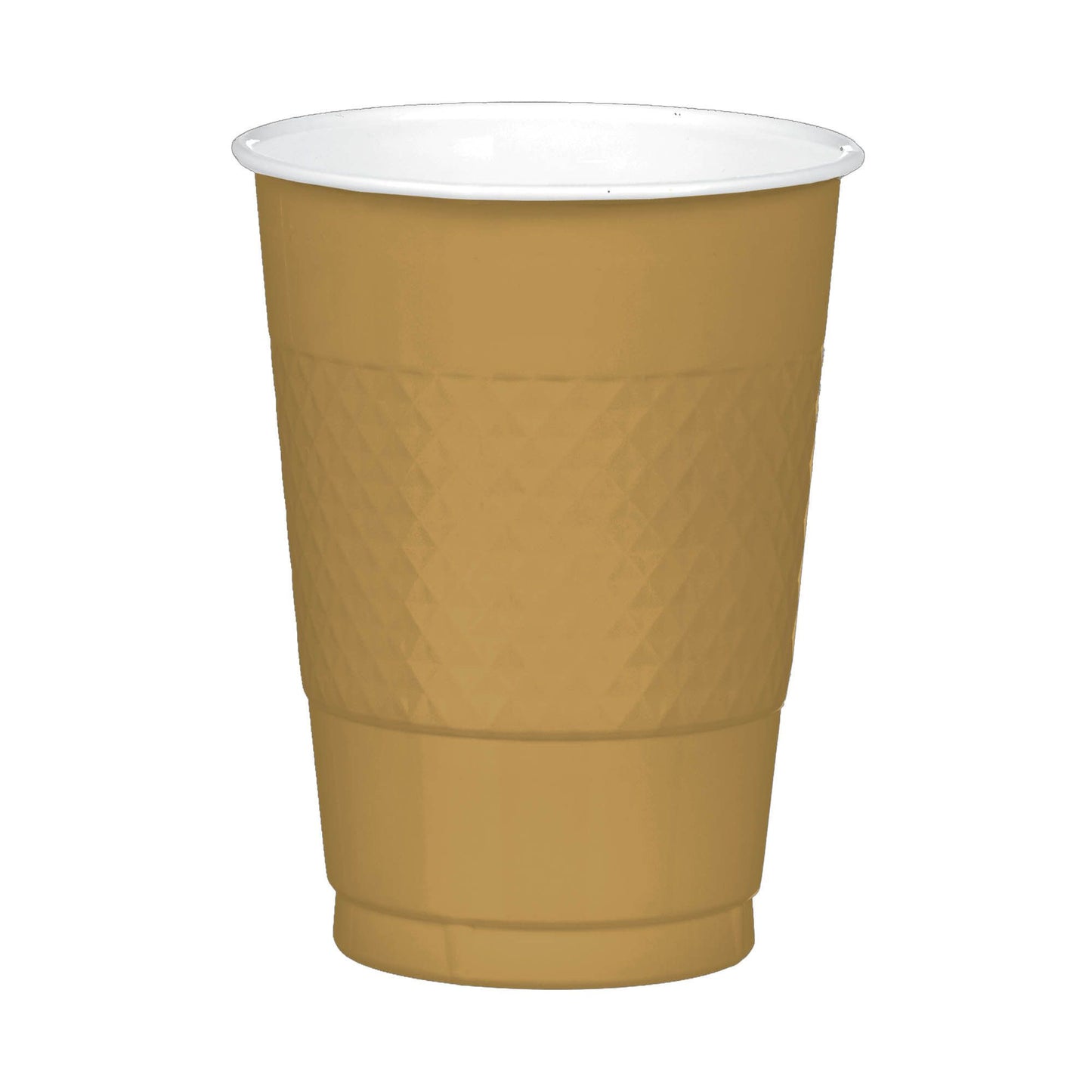 16 Oz Plastic Cups - Gold