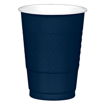 16 Oz Plastic Cups - True Navy