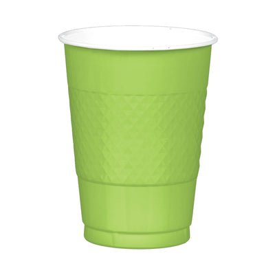 16 Oz Plastic Cups - Kiwi