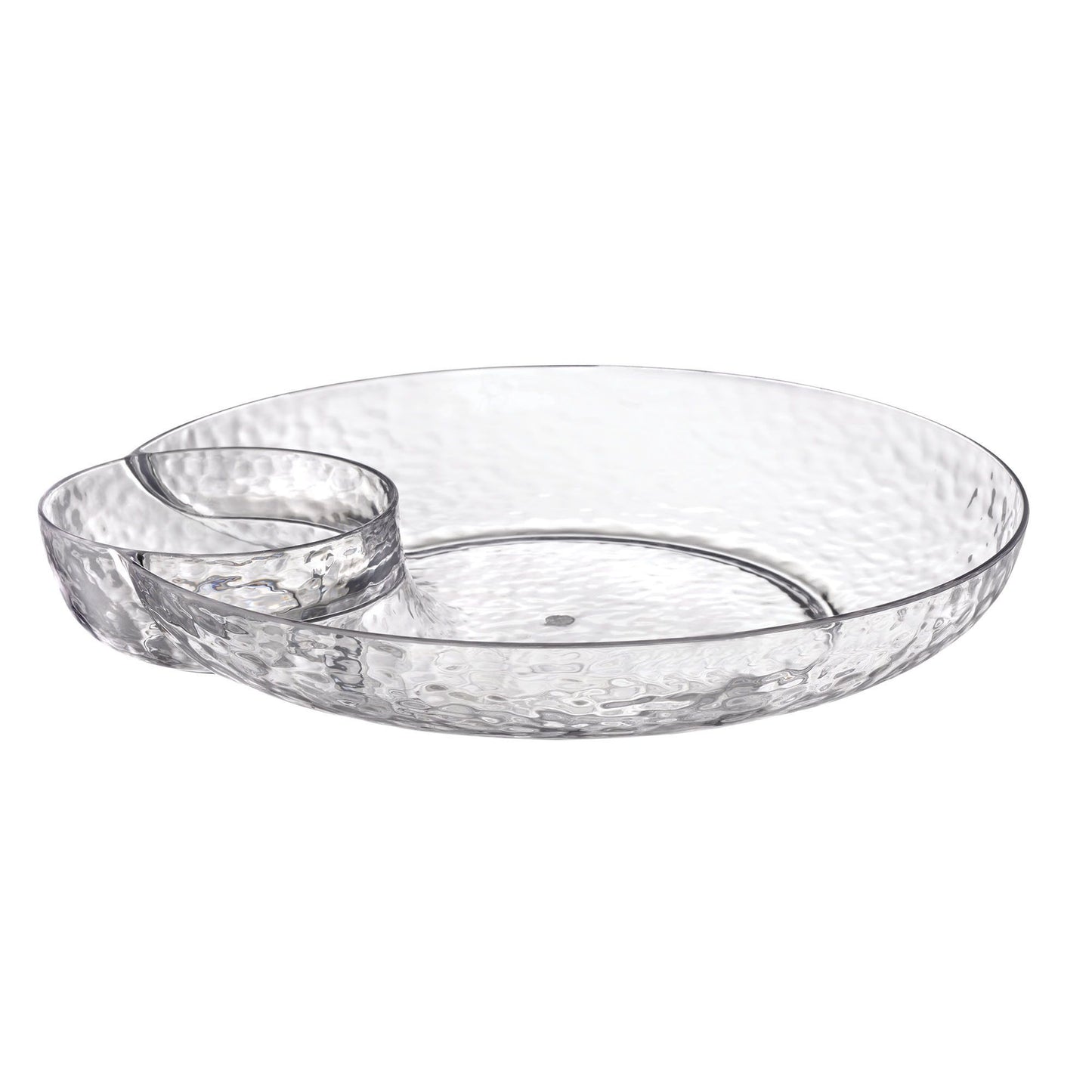 15In Chip & Dip Tray - Clear
