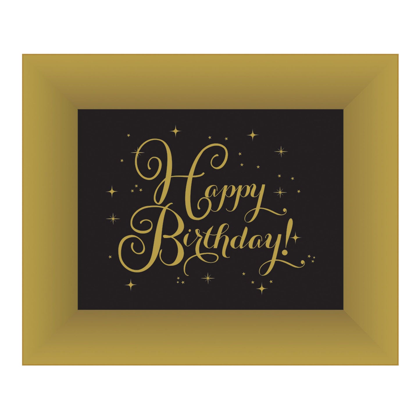Gold Birthday Large Trays