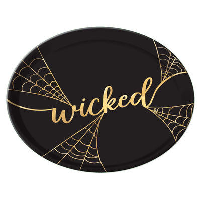 Wicked Black/Gold Platter
