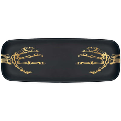 Skeleton Hands Long Platter