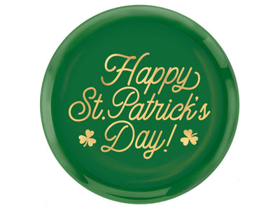 14In St. Patrick'S Day Round Coupe Platter