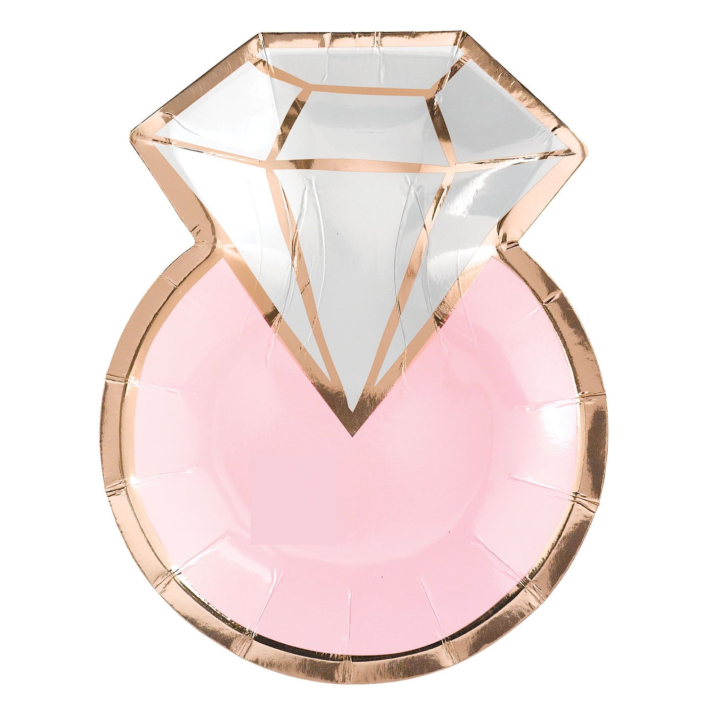 Diamond Ring Shaped 7" Plate