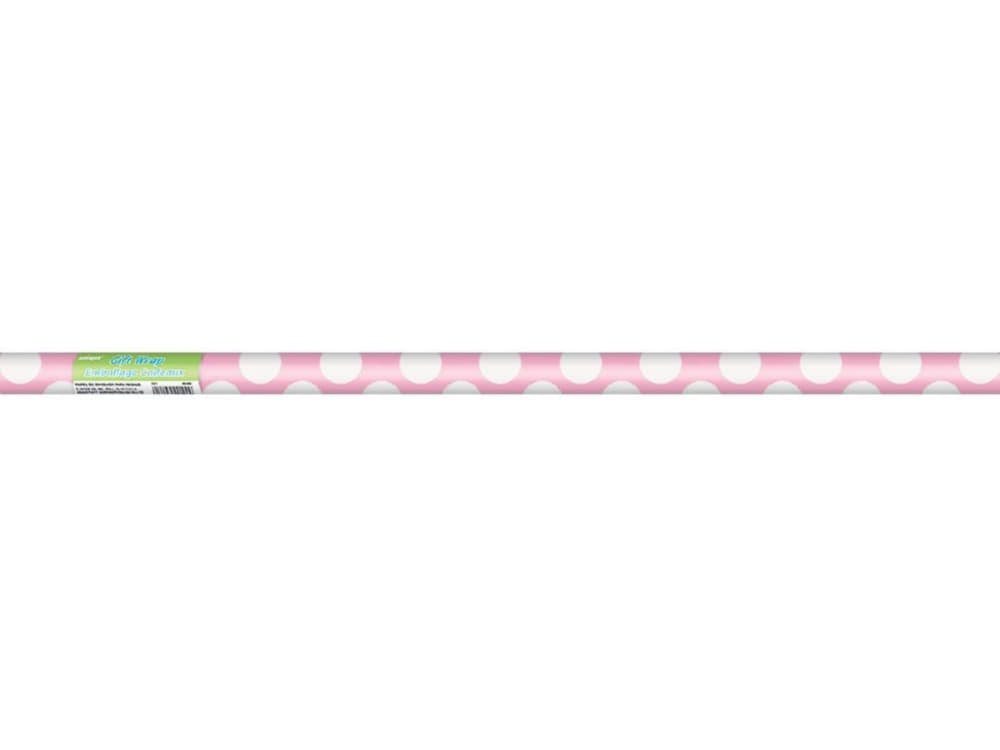 Lovely Pink Dots Giftwrap Roll, 30Â€ X 5Ft