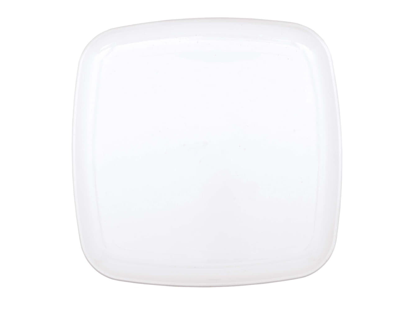 14In Clear Square Platter