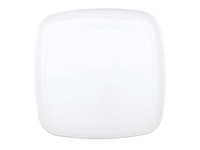14In Clear Square Platter