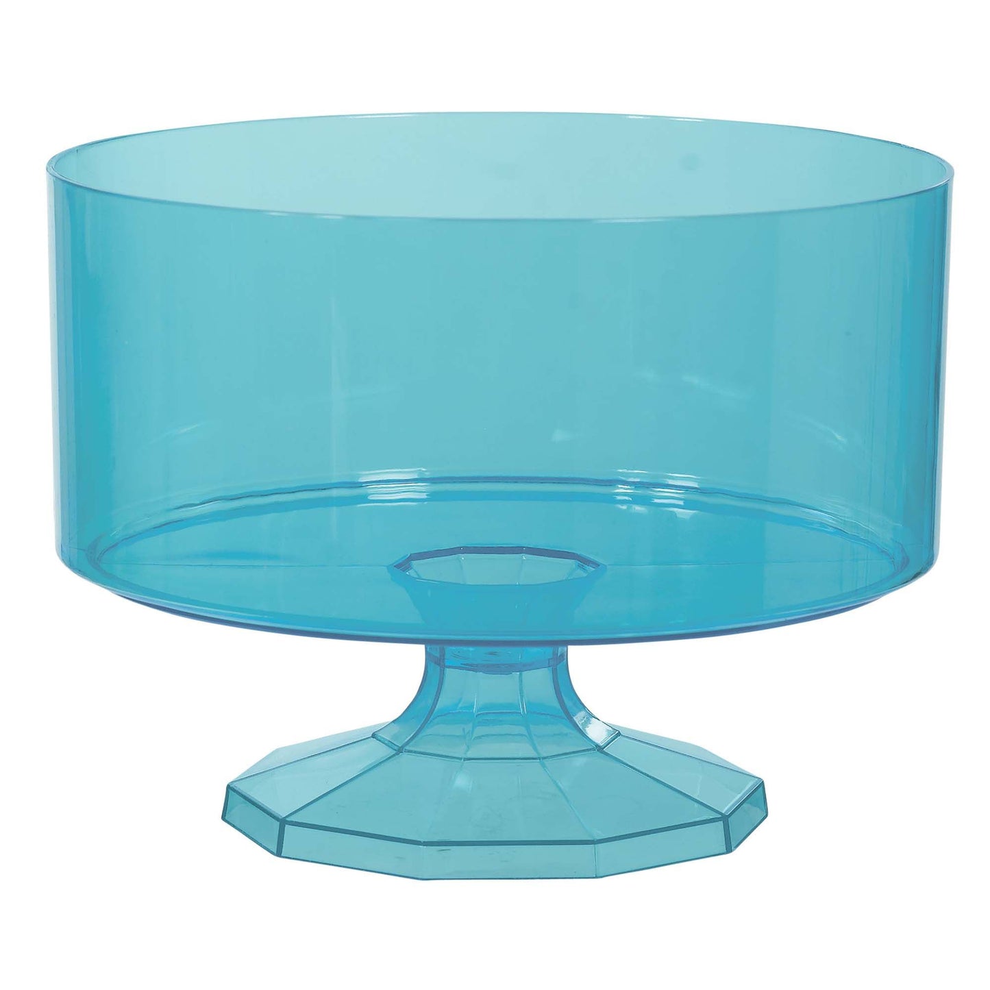 Caribbean Blue Trifle Container, Small