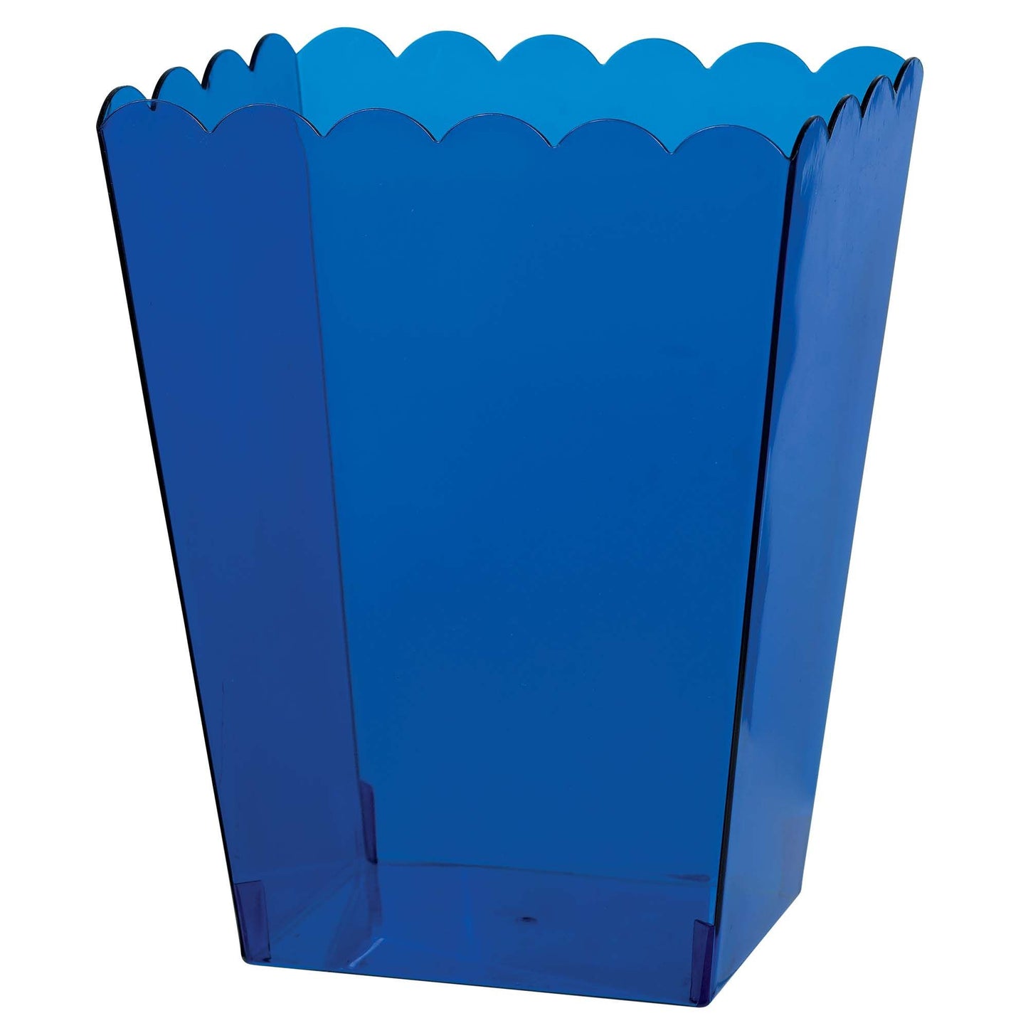 Royal Blue Scalloped Container, Medium