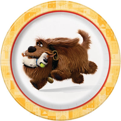 Secret Life Of Pets Round 7" Dessert Plates, 8Ct