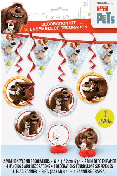 Secret Life Of Pets - Decoration Kit, 7Pc
