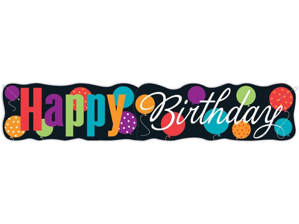 4.5Ft Birthday Cheer Jointed Banner