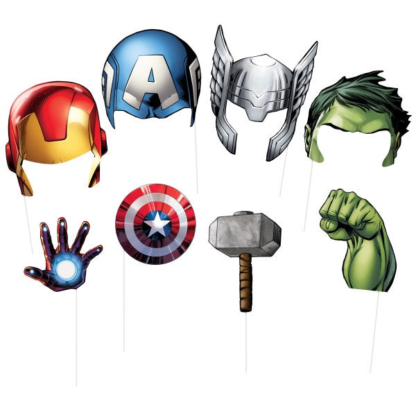Avengers Photo Props - 8Pcs