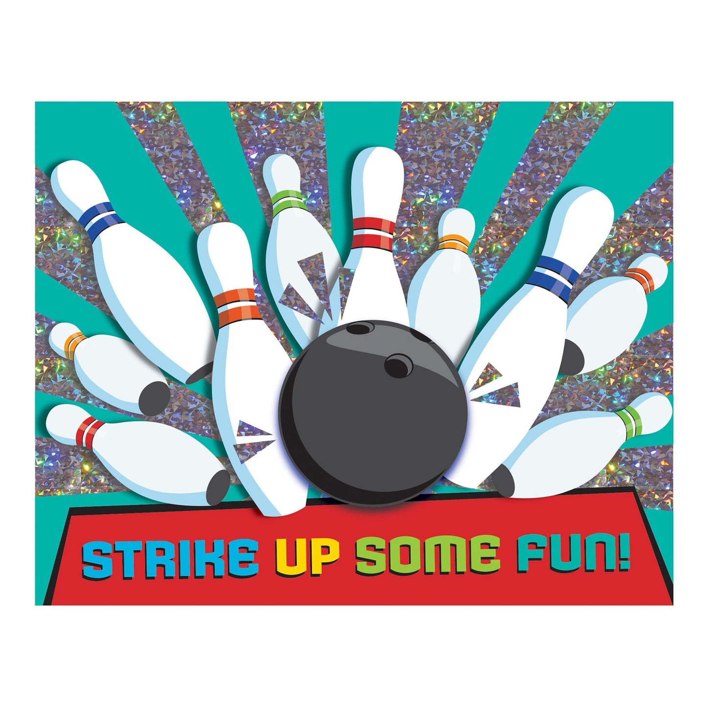Bowling Party Large Novelty Invites
