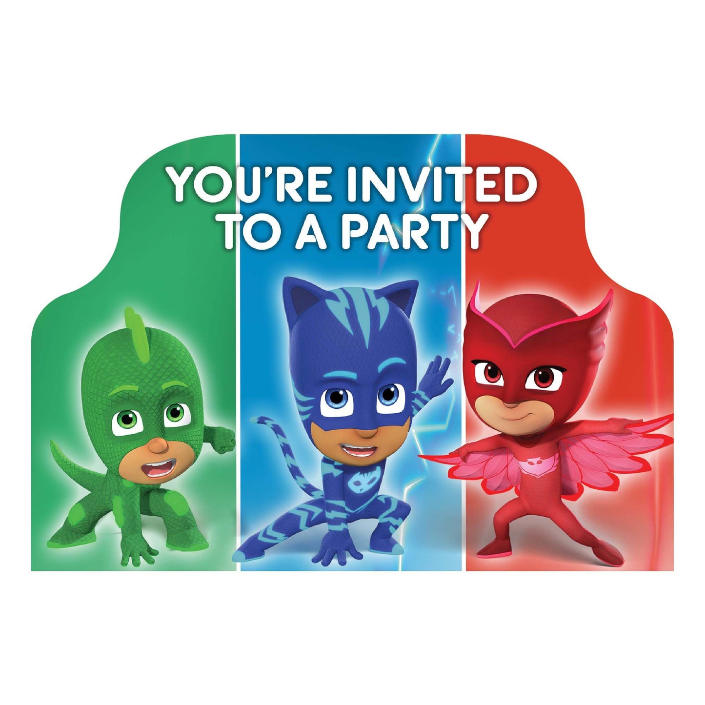 Pj Masks Postcard Invitations