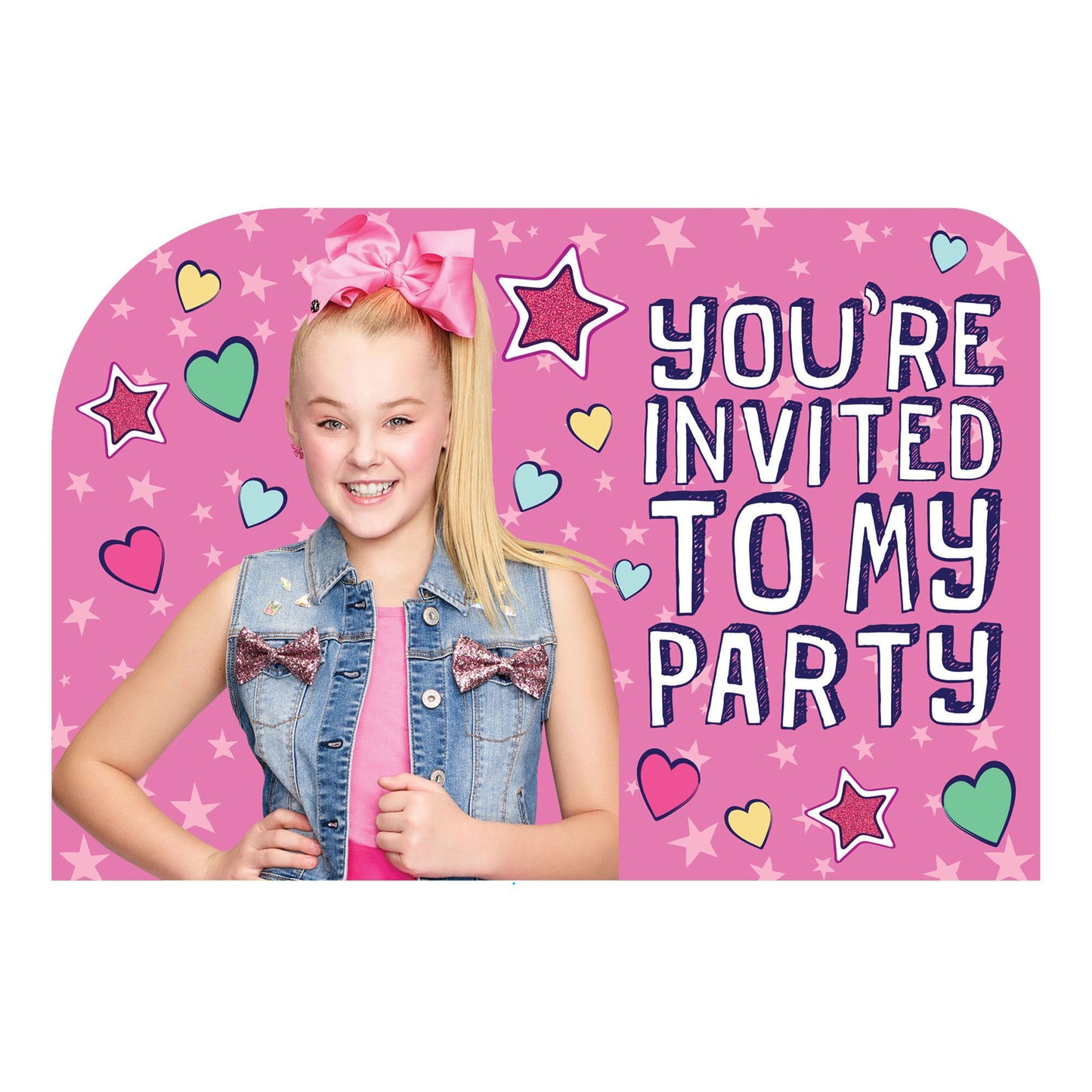 Jojo Siwa Postcard Invites