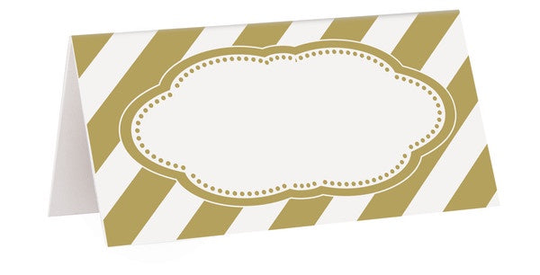 Gold Place Cards – 16 Count