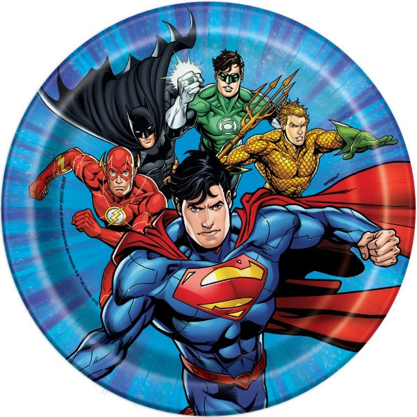 Justice League 7" Dessert Plates
