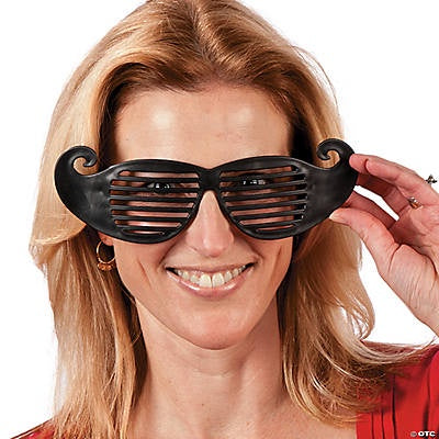 Mustache Shutter Shades
