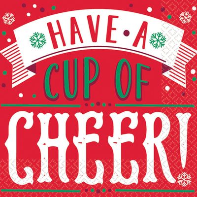 Holiday Cheers Bev Napkins
