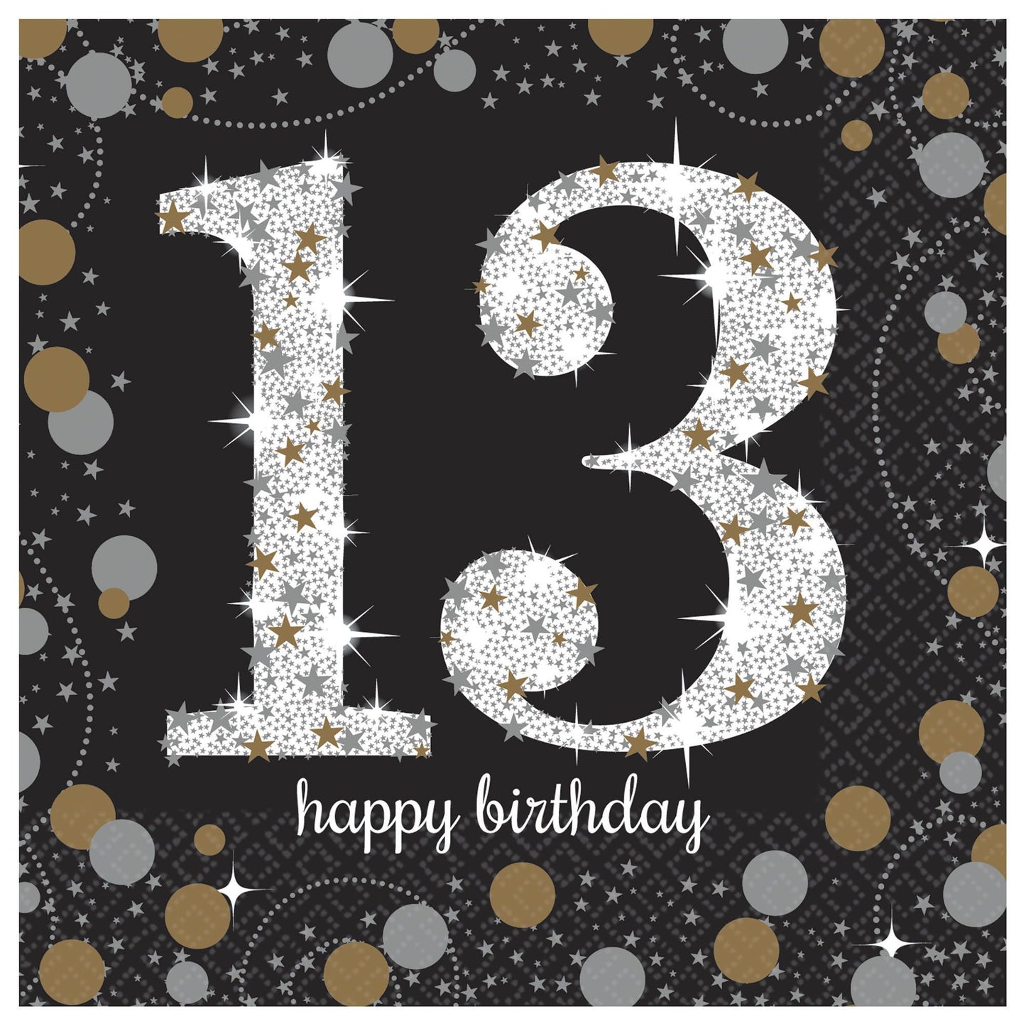 Sparkling Celebration 13Th Bev Napkins