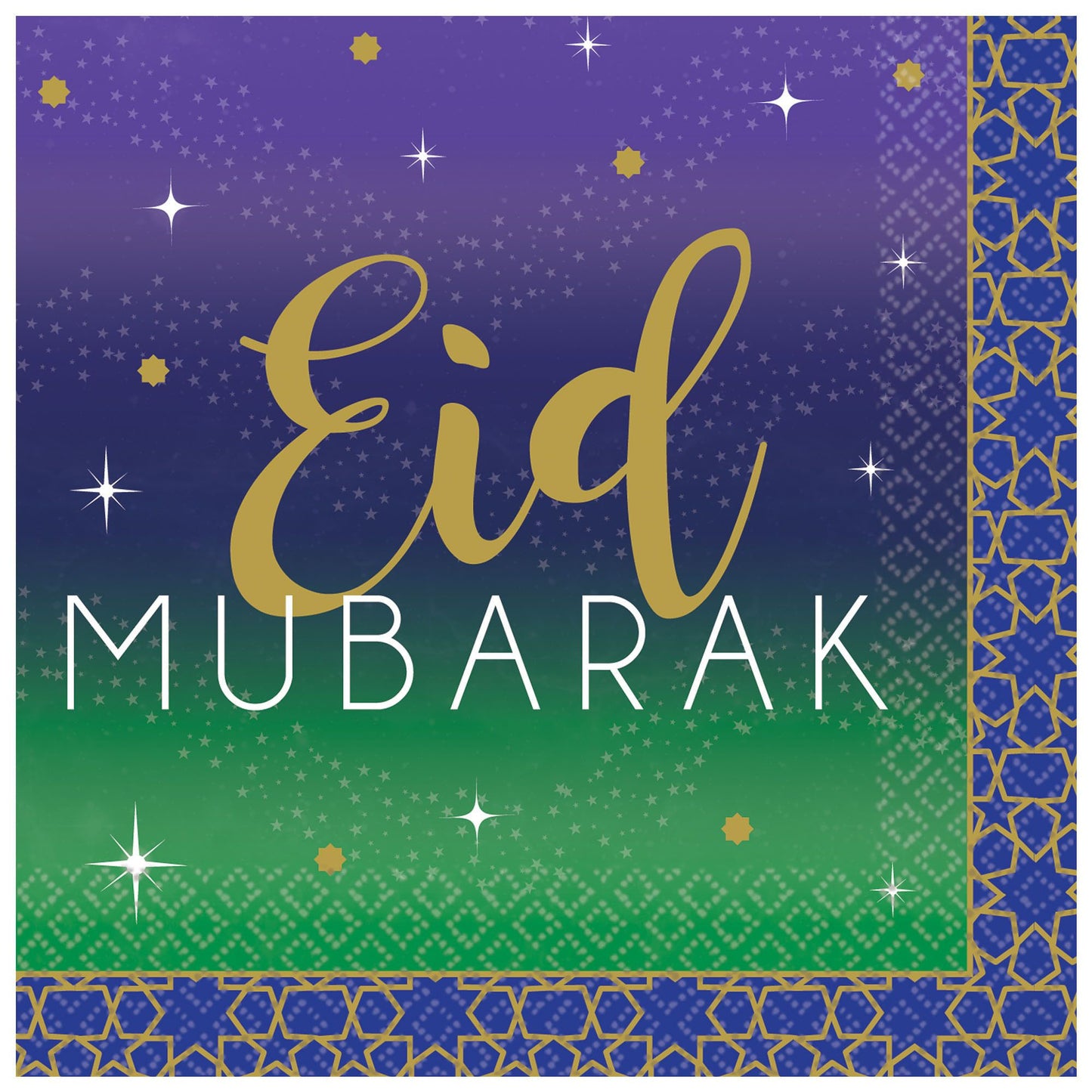 Eid Celebration Beverage Napkins