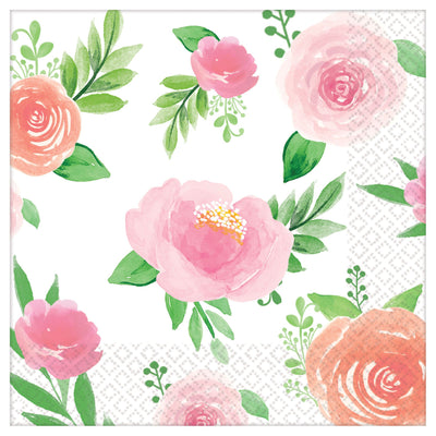 Floral Baby Bev Napkins
