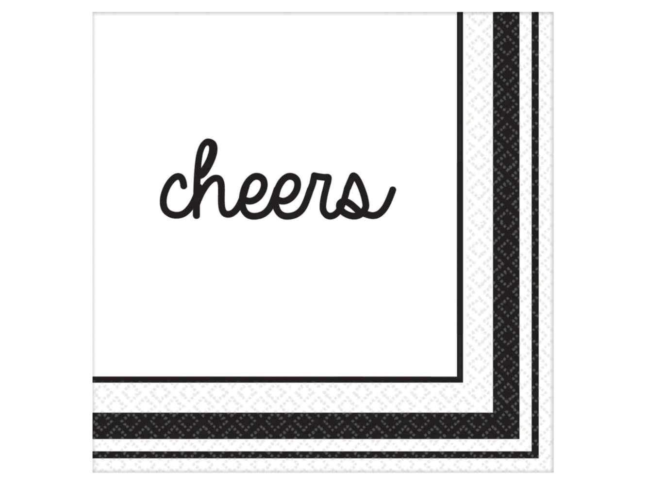 Eat & Enjoy Beverage Napkins, 5" X 5", 16/Pk