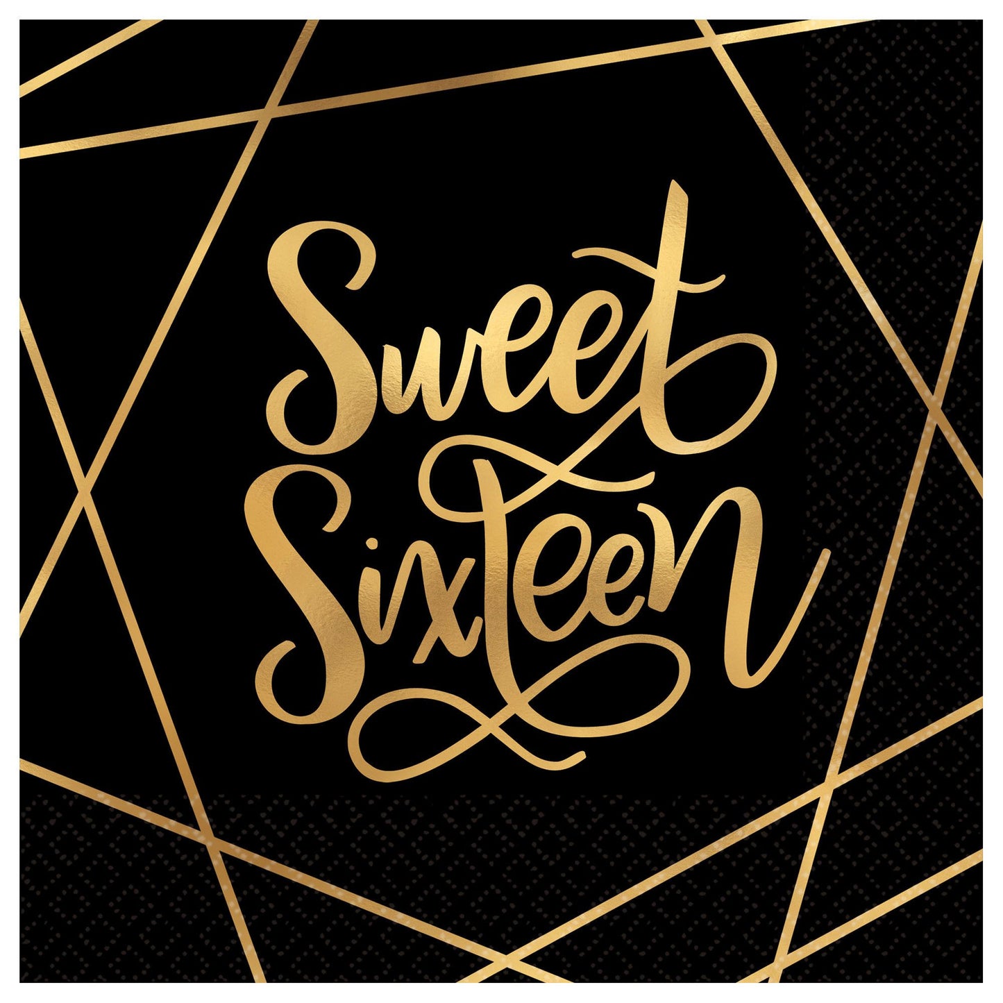 Sweet 16 Napkins Foil Stamped