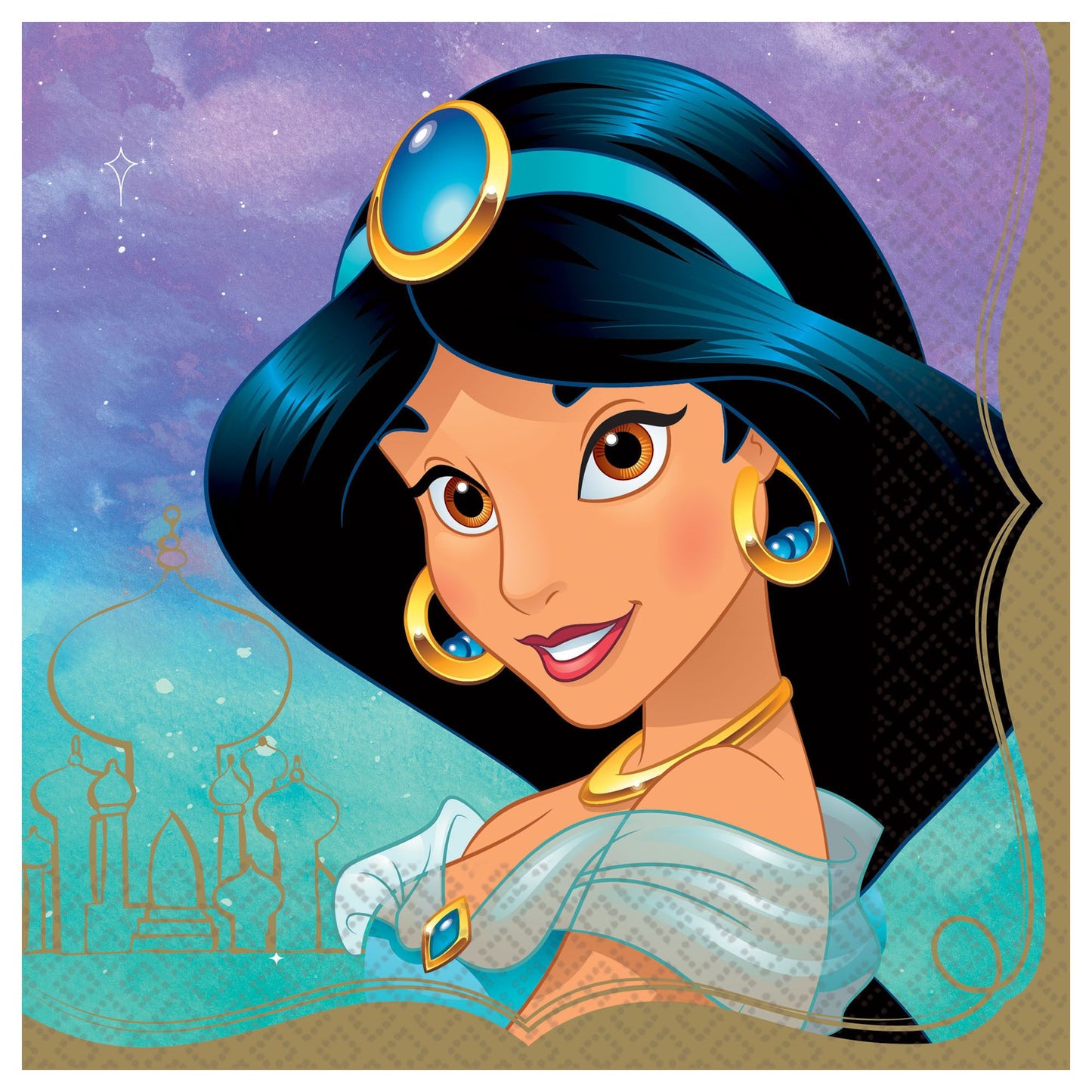 Disney Princess Lunch Napkins-Jasmine
