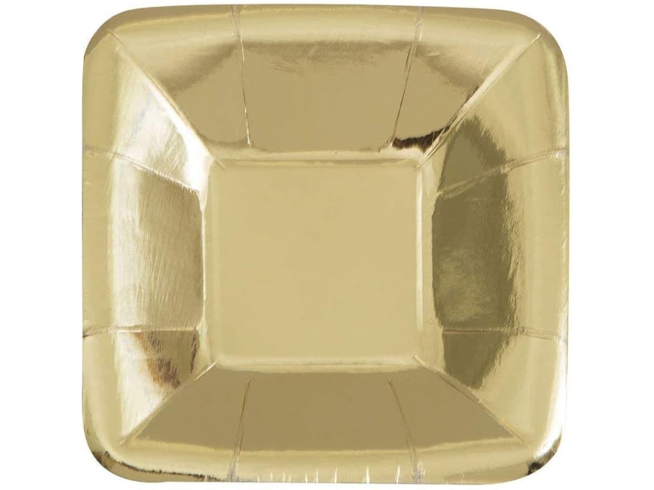 Gold Chic 5In Appitizer Plates, 8Ct