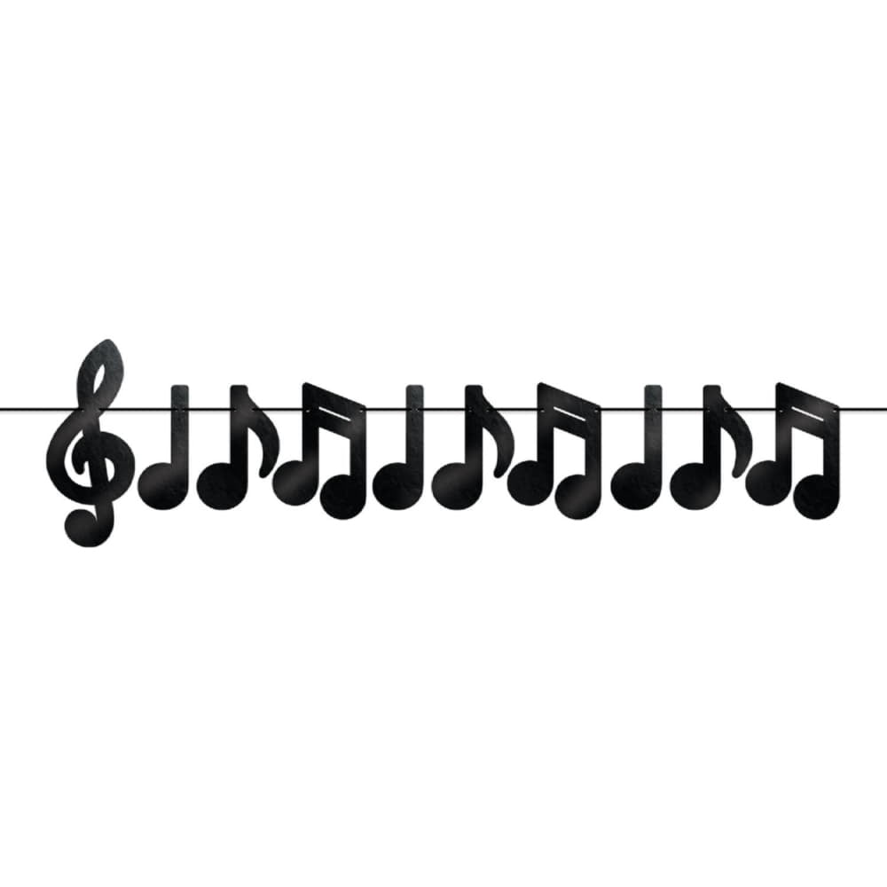Foil Musical Notes Streamer