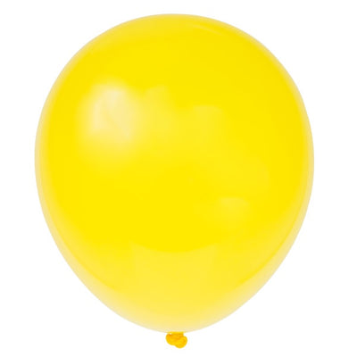 12" Latex Balloons, 72Ct - Sunburst Yellow