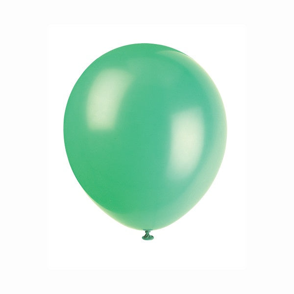 12" Latex Balloons, 72Ct - Emerald Green