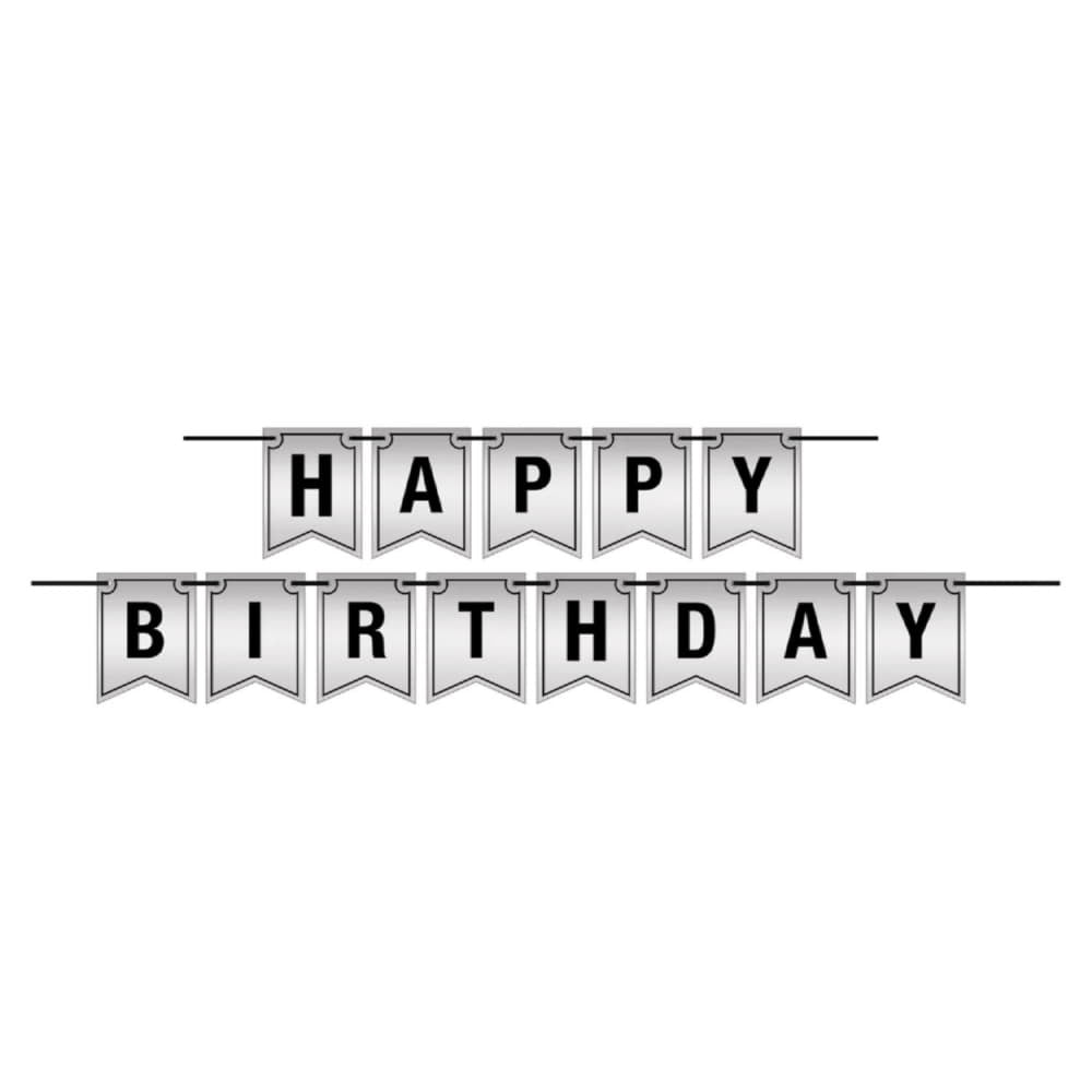 Happy Birthday Foil Streamer