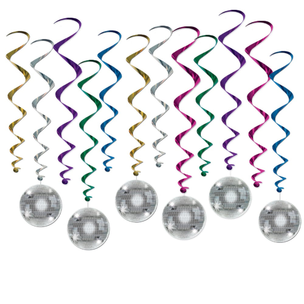 Disco Ball Whirls - 12Pk