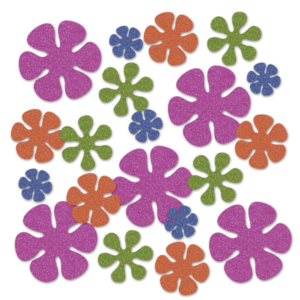 Retro Flower Confetti