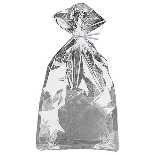 Silver Foil Cellophane Bags, 5"X11", 10Ct