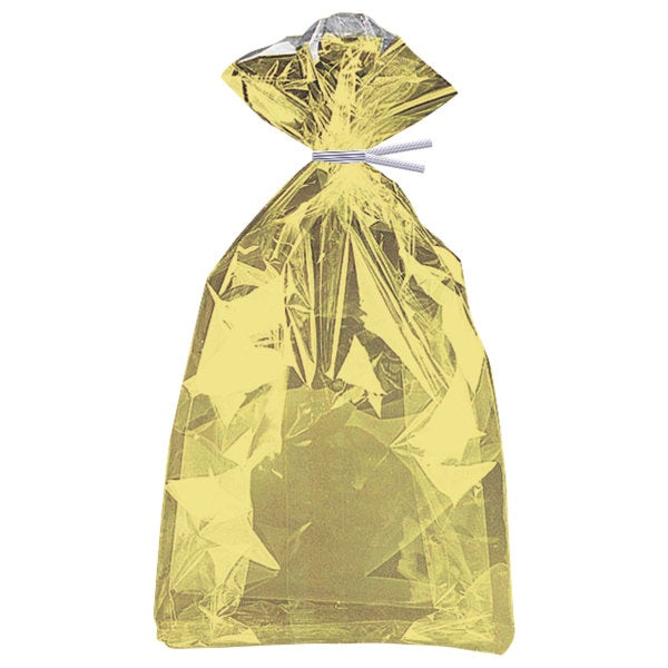 Gold Foil Cellophane Bags, 5"X11", 10Ct