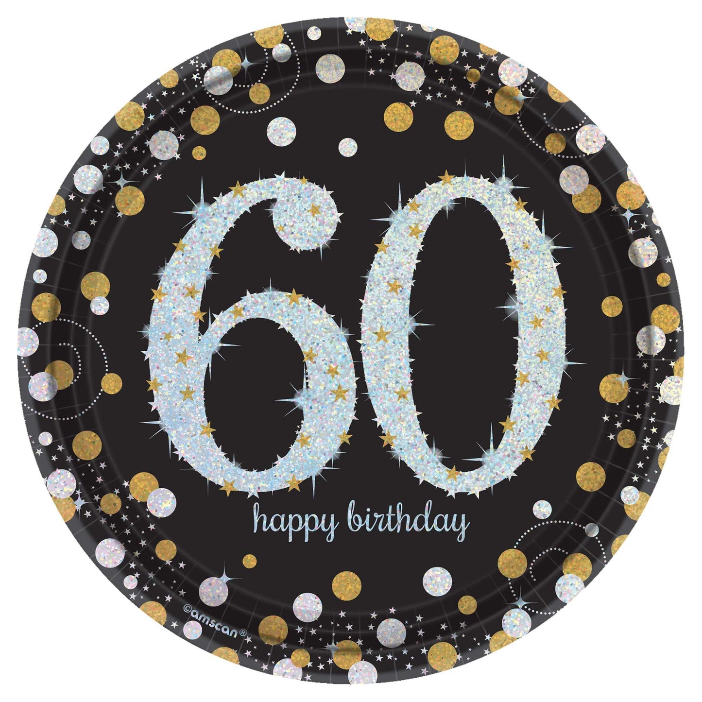 Sparkling Celebration 60 Round 7In Prismatic Plates