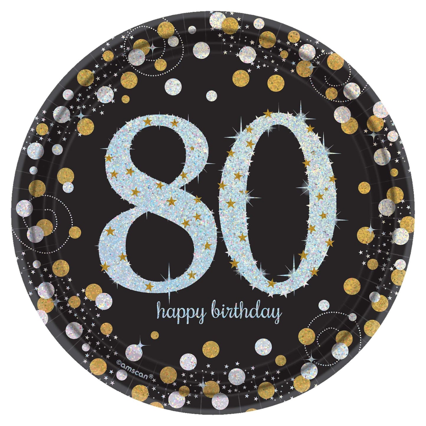 Sparkling Celebration 80 Round 7In Prismatic Plates