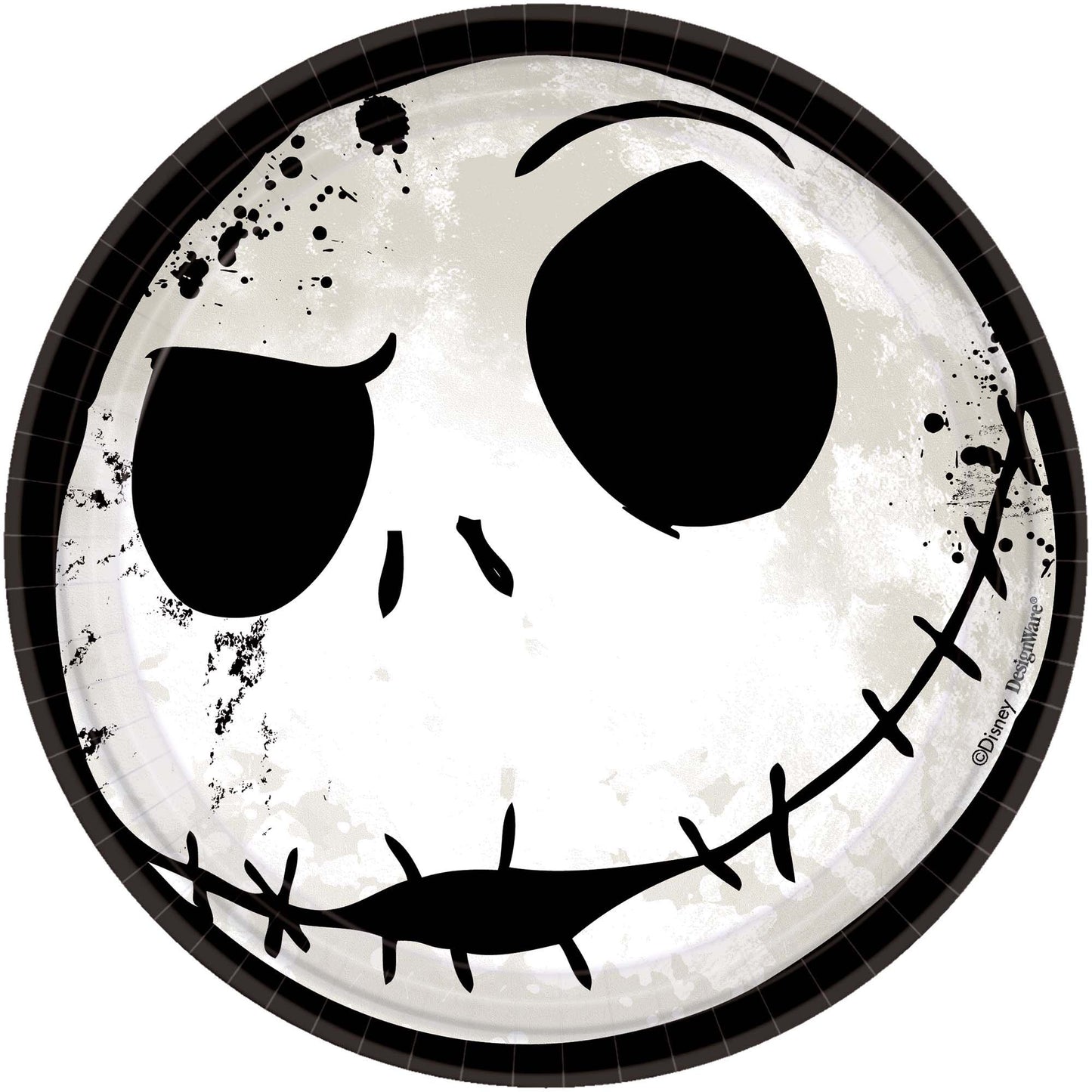 Nightmare Before Christmas Round Plates (7")