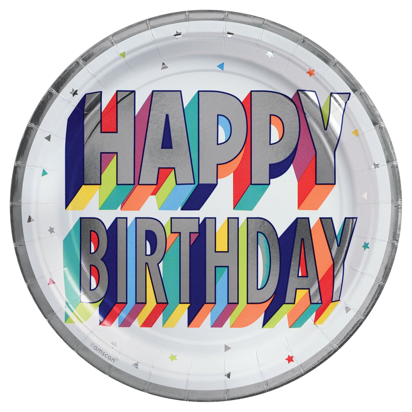 Heres To Your Birthday 7In Plates