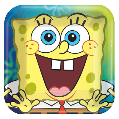 Spongebob 7In Square Plates