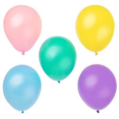 12" Latex Balloons, 10Ct - Assorted Pastel