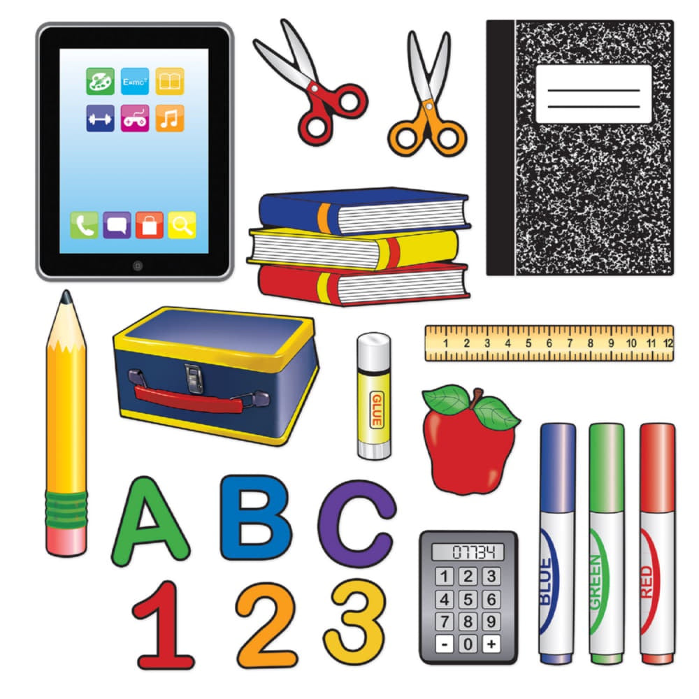School Days Cutouts-20pcs