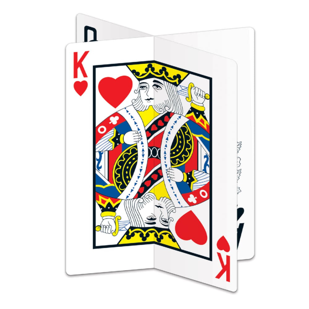 3 - D Playing Card Centerpiece